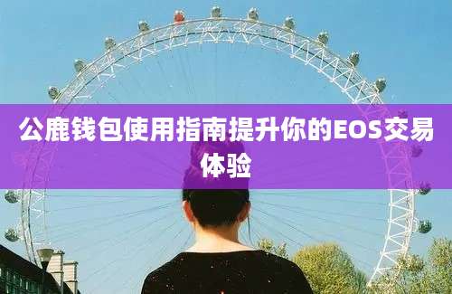 公鹿钱包使用指南提升你的EOS交易体验